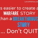 warfare or breakthrough story