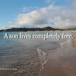 A son lives completely free
