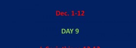12:12:12 Fast, Day 9