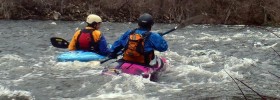 paddling upstream